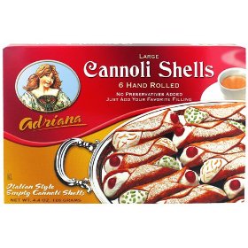 Show details of Adriana Large Cannoli Shells - 6 pack.