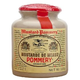 Show details of 500 Gram Classic Pommery Mustard Meaux Moutarde in Pottery Crock.