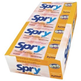 Show details of Xlear - Spry Sugar Free Gum Fresh Fruit, 20 packs.