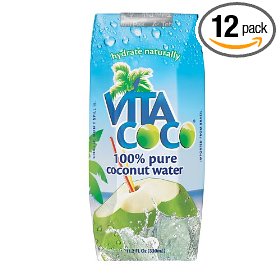 Show details of Vita Coco 100% Pure Coconut Water, 11.2-Ounce Containers (Pack of 12).