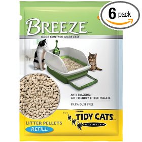 Show details of Tidy Cats Breeze Cats Litter Pellet, 3.5-Pound Units (Pack of 6).