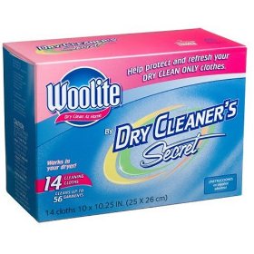 Show details of Woolite Dry Cleaner's Secret Dry Cleaning Cloths, 14-Count Box.