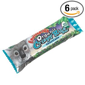 Show details of EnviroKidz Organic Koala Crispy Rice Bars, Chocolate, 6-Count Boxes (Pack of 6).