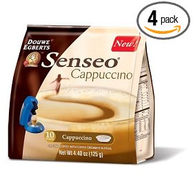 Show details of Senseo Cappuccino Coffee Pods, 10-Count Packages (Pack of 4).