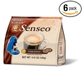 Show details of Senseo Douwe Egberts Dark Roast Coffee Pods, 18-Count 4.41-Ounce Bags (Pack of 6).
