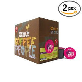 Show details of Coffee People K-Cup Extra Bold Kona Blend, 24-Count Boxes (Pack of 2).