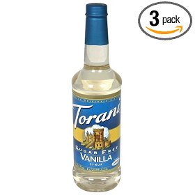Show details of Torani Syrup, Sugar-Free Vanilla, 25.4-Ounce Bottles (Pack of 3).