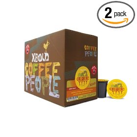 Show details of Coffee People K-Cup Extra Bold Organic, Dark Roast Coffee, 24-Count Boxes (Pack of 2).