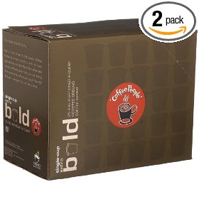Show details of Coffee People K-Cup Extra Bold Wake Up Call Bold, 24-Count Boxes (Pack of 2).