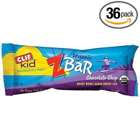 Show details of CLIF Kid ZBaR, Chocolate Chip, 1.27-Ounce Bars ( Pack of 36 ).