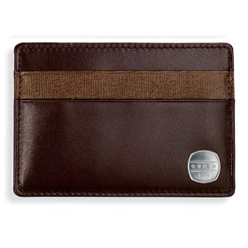 Show details of Cross Money Clip Card Case Dark Chocolate with Milk Chocolate.