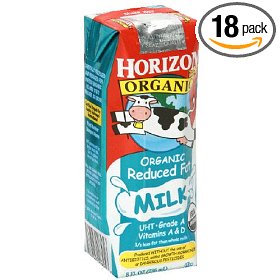 Show details of Horizon Organic Reduced Fat Milk, 8-Ounce Aseptic Cartons (Pack of 18).