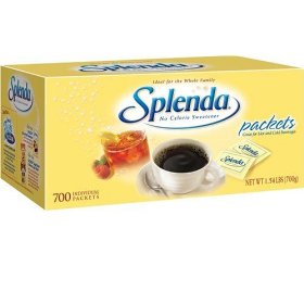 Show details of Splenda No Calorie Sweetener, Granular, Individual Packets, 700-Count Box.