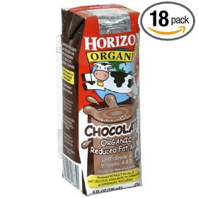 Show details of Horizon Organic Reduced Fat Milk, Chocolate, 8-Ounce Aseptic Cartons (Pack of 18).