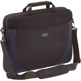 Show details of Targus CVR217 Neoprene Slip Case for 17"" Notebooks (Black/Blue)".
