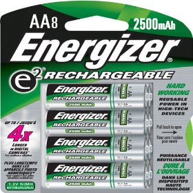 Show details of Energizer Rechargeable AA Nimh Batteries (8 Pack).