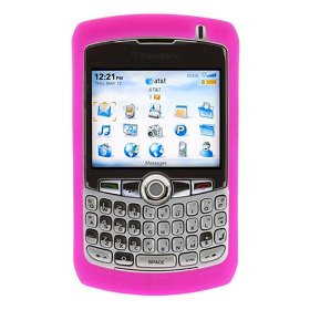 Show details of Durable Silicone Skin Soft Case Hot Pink for Blackberry 8300 8310 8320 8330 Curve.