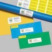 Show details of Avery 8253 Matte White Ink Jet Labels, 2 x4, 200 per Pack.