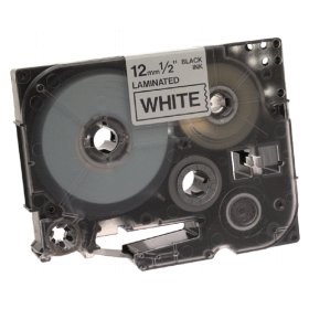 Show details of Brother 26.2 ft Black on White 1/2 Inch Labeling Tape (TZ231).