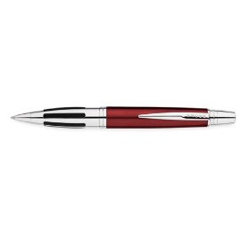 Show details of Cross Contour Ballpoint Pen, Medium Point, Red Barrel, Black (AT0322-3).