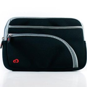 Show details of Kroo 11233 Retro Sleeve for 10-Inch Portable Laptop (Black/Gray).