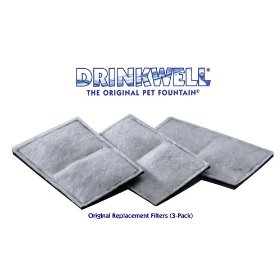 Show details of Drinkwell Original 2-Chamber Replacement Filter, 3-per Package.