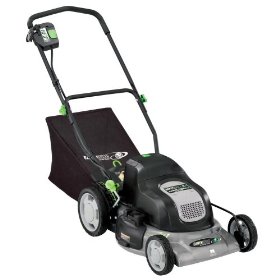 Show details of Earthwise 60120 20-Inch 24-Volt Cordless Electric Bag/Mulch/Side Discharge Lawn Mower With Removable Battery Pack.