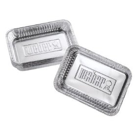 Show details of Weber 6415  Small Aluminum Drip Pans- 8.5-Inches by 6-Inches.