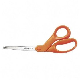 Show details of Westcott Elite Stainless Steel Pointed Scissors, 7 Inches, Orange/Gray (13529).