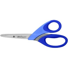 Show details of Westcott Titanium Ultra Smooth Straight Shears, 8 Inches, Blue (14419).