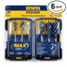 Show details of Irwin Industrial Tools 3041006 Speebor Max Spade Bit Set, 6-Piece.