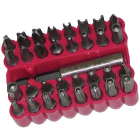 Show details of Fuller Tool 816-3802 34 Piece Bit Tip Assortment with Bit Holder and Storage Case.