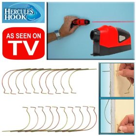 Show details of Hercules Hook Wall Hooks with Laser Marker 20&#45;pk&#46;.