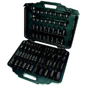 Show details of Ingersoll Rand SK34C86 3/8-Inch & 1/2-Inch 86 Piece Combo Standard & Deep Impact Socket Set.