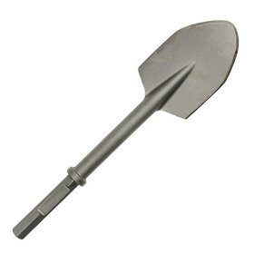 Show details of Hitachi 985233 1-1/8-Inch Hex 5 1/2-Inch x 20-Inch Hammer Clay Spade.