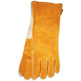 Show details of US Forge 403 18-Inch Extra Length Welding Gloves.
