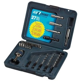 Show details of Bosch CC2130 Clic-Change 27-Piece Drilling and Driving Set with Clic-Change Chuck.