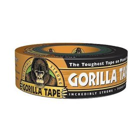 Show details of Gorilla Tape 6035182 2-Inch by 35-Yard Tape Roll, Black.