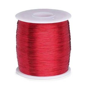 Show details of Magnet Wire - .0213 OD +0.0217"/-0.0209" Copper Core with Polyamide Coating, AWG 24 1LB Spool , Approximately 800 feet.