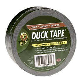 Show details of Henkel 00-03052 Duck 1.88-Inch-by-20-Yard Colored Duck Tape, Black.