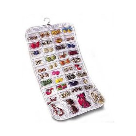 Show details of Hanging Pockets Organizer Jewelry Accessory 80 Pocket (35Lx18) Vinyl (1943) by Whitney Design.