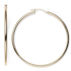 Show details of 14k Yellow Gold Hoop Earrings.