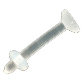 Show details of Flexible Acrylic Labret Retainer: 16g 5/16".