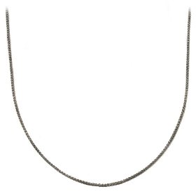 Show details of Sterling Silver 2mm Spiga Chain Necklace, 18".