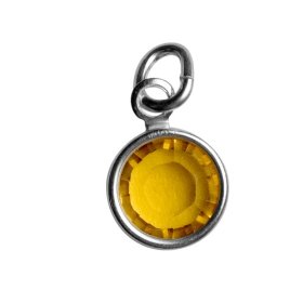 Show details of November Birthstone Charm - Hangs on Mother's Loving Embrace Pendant.