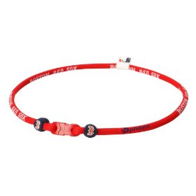 Show details of Red Sox Phiten MLB Titanium Necklace X30.