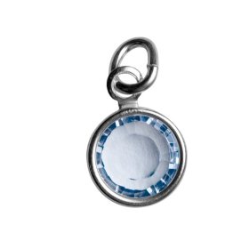 Show details of December Birthstone Charm - Hangs on Mother's Loving Embrace Pendant.