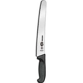 Show details of Victorinox 10-1/4-Inch Bread Knife with Curved Blade and Fibrox Handle.