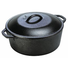 Show details of Lodge Logic Dutch Oven with Loop Handles.