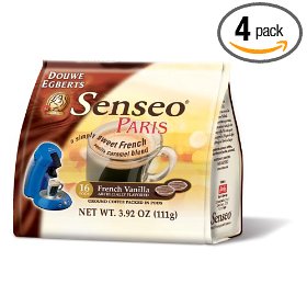 Show details of Senseo Douwe Egberts Blend Coffee Pods, 16-Count Packages (Pack of 4).